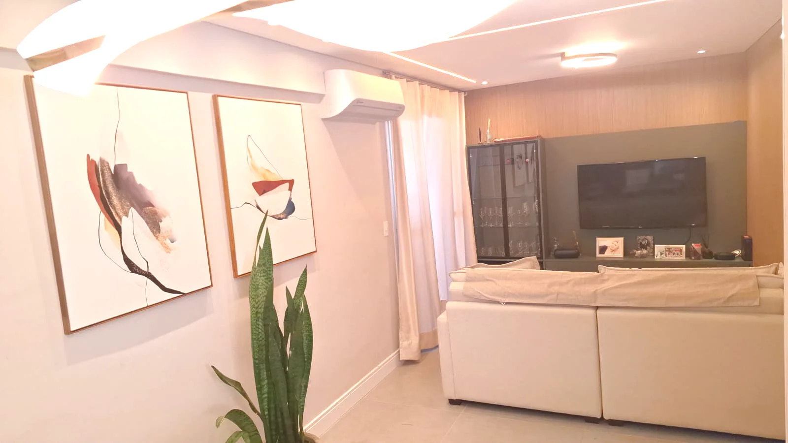Interior do apartamento na Vila Caminho do Mar, São Bernardo do Campo